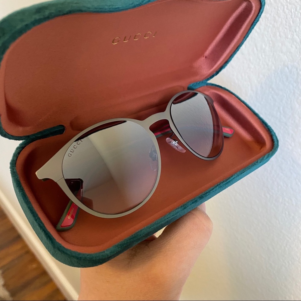 Authentic Gucci 52 mm retro round sunglasses - Picture 2 of 14